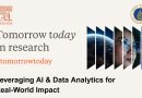 การประชุมวิชาการระดับนานาชาติ “Tomorrow Today in Research : Leverraging AI and Data Analytics for Real-Word Impact”